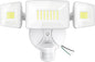 Onforu 75W LED Flood Light Motion Sensor Outdoor, 7000lm Dusk to Dawn Flood Light, Security Light with Three Head, IP65 Waterproof Exterior Floodlight, 6500k Wall Light for Entryway Stairs Yard Garage