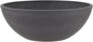PSW Pot Collection M30DC 12-inch Plastic/Stone/Wood Composite Low Bowl Planter – No Drainage Hole (Drillable), Shallow Indoor/Outer Pot for Succulents, Bonsai, Fairy Gardens, Herbs, Dark Charcoal