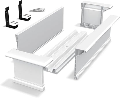 Mayne 4822-W Yorkshire Window Box, 2-foot, White