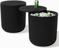 Veradek Kona Cooler Side Table – 2-in-1 Outdoor Patio Side Table w/Cooler | Insulated 40L Capacity | Modern Accent Décor for Hosting, BBQ, Poolside