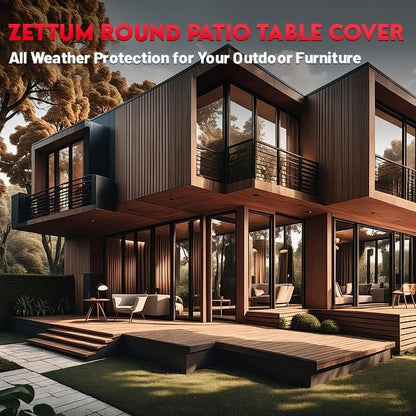 Zettum Round Patio Table Cover 96 Inch - Image 7