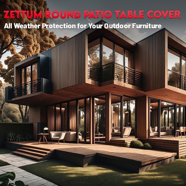 Zettum Round Patio Table Cover 110 Inch - Image 7