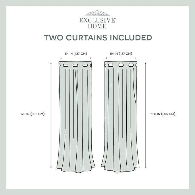 Exclusive Home Cabana Solid Indoor/Outdoor Light Filtering Hook-and-Loop Tab Top Curtain Panel Pair, 54"x63", Cloud Grey