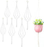 6 Pack Macrame Hanging Planter Holder 3 Sizes Indoor Hanging Planter Basket,Hanging Planter Basket Rope Holder Bohemian Hanging Planter for Home Bedroom Window Farmhouse Decor