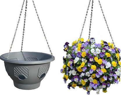 Ultimate Hanging Baskets - Strawberry, Tomato, Flower, and Herb Outdoor Planters - Use Garden Pots for Growing Plants Outside On A Deck, Fence, or Balcony (2)