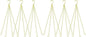 garini 6 Pack, 23 Inch Hanging Baskets Chain, Gold Hanging Chains with Hooks, Replacement Plant Hangers for Planters, Bird Feeders and Lanterns
