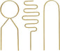 Small Metal Trellis for Potted Plants, 3 Pcs Gold Trellis for Climbing Plants Indoor, Plant Support Stake Mini House Plant Trellis for Hoya, Flower, Pothos, Monstera