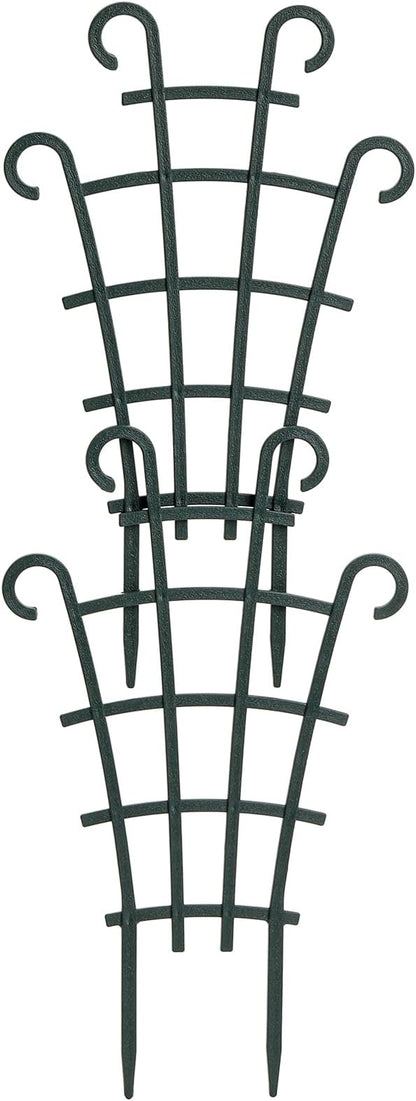 ZEAYEA 24 Pack Trellis for Potted Plants, Plastic Small Trellis for Pot, Mini Climbing Trellis Flower Pots Support for Potted Climbing Plants Vines
