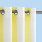 Sun Zero Valencia Cabana Stripe Indoor/Outdoor UV Protectant Energy Efficient Grommet Curtain Panel