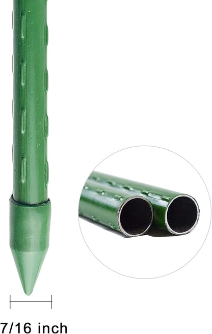 WAENLIR Garden Stakes 36 inch 3ft Sturdy Tomato Stakes, Plant Stakes for Outdoor Plants, Metal Plant Support Sticks for Gardening, Pack of 30