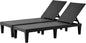Chaise Lounge Outdoor,Adjustable Pool Lounge Chair with 5 Positions Backrest, Waterproof Sun Loungers for Garden Pool Beach Patio Deck Sunbathing.Black