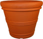 Tusco Products RR245TC Rolled Rim Garden Pot, 24.5-Inch, Terra Cotta Color.
