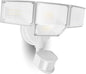 LUTEC 80W 9000LM LED Security Light Hardwire Motion Sensor Outdoor Lights, 4 Head LED Flood Lights Outdoor 5000K Daylight, IP65 Waterproof, Motion Detected Lights for Outside, Garage, Yard (White)