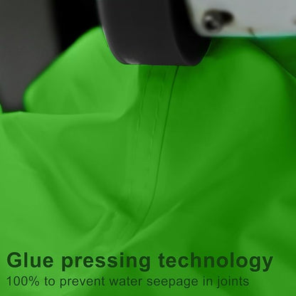 LOVE STORY Triangle 6'x6'x6' Waterproof Sun Shade Sail Canopy UV Block for Outdoor Patio Backyard Carport,Fruit Green(We Make Custom Size)