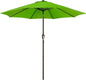 Blissun 9' Outdoor Patio Umbrella, Outdoor Table Umbrella, Yard Umbrella, Market Umbrella with 8 Sturdy Ribs, Push Button Tilt and Crank