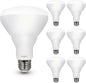 Feit Electric BR30 LED Light Bulbs, 100W Equivalent, Dimmable, E26 Standard Base, 80 CRI, 1400 Lumens, 2700K Soft White, 120V, 10 Years Lifetime, Damp Rated, 6 Pack, 100BR30DM82710KLED/6