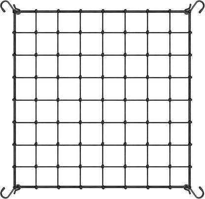 VIVOSUN 4 x 4Ft. Elastic Trellis Netting with 4 Hooks for Climbing Plants, Vegetables, Fruits, and Flowers, 1-Pack