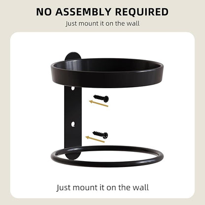Metal Wall Planters Mid Century Modern Floating Shelves for Indoor Hanging Plants, Space-Saving Vertical Garden for Home & Office 3 Pack Black
