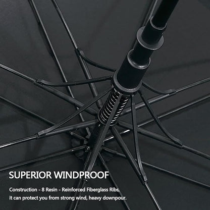 G4Free 47/54/62/68/72 Inch Automatic Open Golf Umbrella Oversize Extra Large Double Canopy Vented Windproof Waterproof Stick Umbrellas