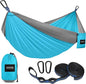 Kootek Camping Hammock, Portable Hammocks with Tree Straps & Attached Carry Bag, Camping Essentials Gear, Perfect for Outside Indoor Hiking Beach Backpack Travel