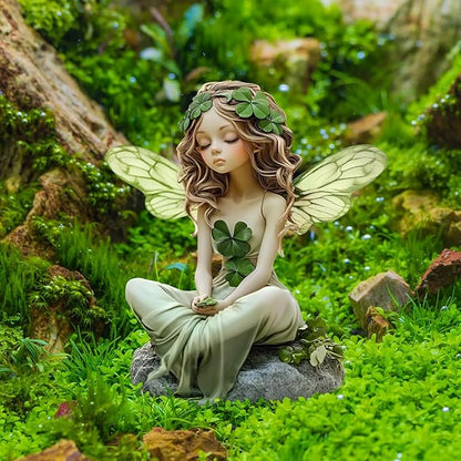 Fairy Garden Stake Decor, Acrylic 2D Garden Fairy Decoration, Fairy Garden Accessories for Outdoor Indoor Yard Lawn Pot Plants