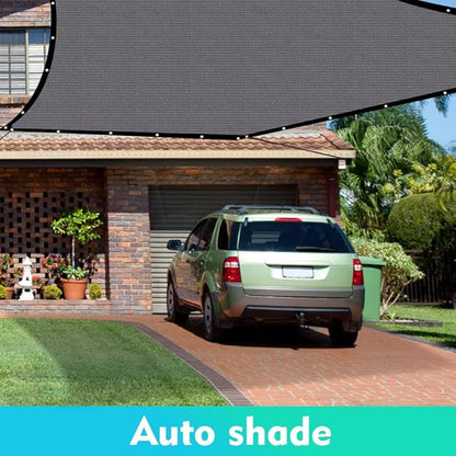 90% Shade Cloth Sun Shade Fabric Privacy Screen Shade Cover for Patio Garden Pergola Shade Cover Canopy with Gromments
