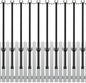 10 Pack String Light Poles,5Ft Light Poles for Outside String Lights,Outdoor Lights Pole with Fork,Metal Poles Stand for Patio Deck Backyard