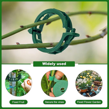 5pack Adjustable Plant Support Pole – Stackable Indoor/Outdoor Support Pole with Clamps, Suitable for Supporting Monstera and Climbing Plants, Garden Accessories, Perfect Replacement for Plant Stakes