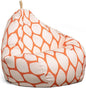 Big Joe Tuffet Weatherproof Bean Bag Chair, Paprika Bella Sunmax, Durable Weather Resistant Fabric, 2.5 feet Teardrop