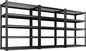 Set of 3 71"H Garage Shelving-3000LBS 5 Tier Storage Shelves,Adjustable Heavy Duty Metal Shelving Unit and Storage Large Wire Rack,Utility Steel Shelf For Shop Warehouse Industrial Pantry 71"x35"x16"