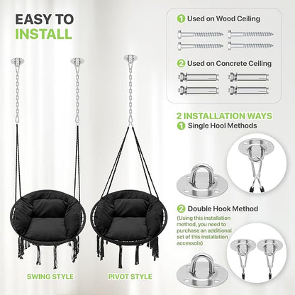 Magshion Hanging Hammock Chair - Image 8