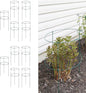 MTB Supply 10 Pack 36" x 18" Peony Double Ring Plant Support,Plant Support Stakes for Tomatoes Peony Lily Rose Plant Support Rings Peony Cages for Outdoor Plants Flowers Vegetables