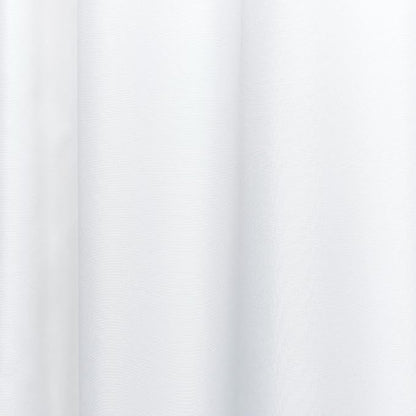Exclusive Home Cabana Solid Indoor/Outdoor Light Filtering Hook-and-Loop Tab Top Curtain Panel Pair, 54"x63", White