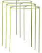 3-Pack Heavy Duty Plant Support Stakes, Metal Plant Ring Cages for Indoor Outdoor Plants, Adjustable Garden Stakes for Peonies, Monstera, Pothos, Hydrangea, Vines & Potted Plant (10" W x 17" H)