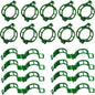 Plant Support Clips - Tomato Clips for String Trellis, 100pcs Grape Vine Clips for Garden Netting Climbing Plants, Secured Plastic Plant Clip for Fixing Stem and Vine (100, Green)