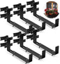 6 Pcs Window Box Brackets Adjustable Planter Box Brackets Heavy Duty Deck Railing Planter Flower Holder for Railing Patio Garden Fence Balcony Outdoor