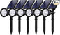 InnoGear Solar Lights Outdoor Lighting Waterproof Landscape Spotlights Uplighting for Outside Flag Garden Trees Yard Pathway Wall Auto On/Off, Pack of 6 (Cool White)
