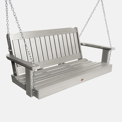 Highwood Lehigh Porch Swing, 4 Feet, Harbor Gray