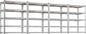 REIBII 2020LBS Garage Shelving Heavy Duty Metal Shelving 5 Tier Storage Shelves, Garage Shelves for Basement, Warehouse, Pantry, Closet, Kitchen, 72" H x 35.55" W x 16" D, Galvanized, 4 Pack