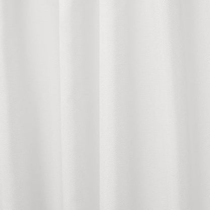 Exclusive Home Cabana Solid Indoor/Outdoor Light Filtering Hook-and-Loop Tab Top Curtain Panel Pair, 54"x108", Vanilla