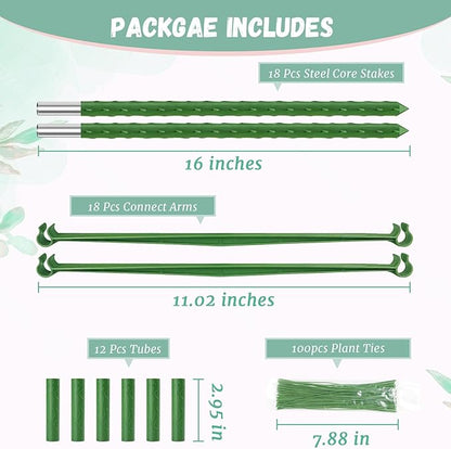 Legigo 2-Pack Tomato Cage for Garden Plant Support - Up to 48in Garden Stakes, Tomato Trellis for Potted Plants, Tomato Cages Plant Stakes for Climbing Vegetables & Flowers