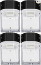 hykolity Update 30W LED Wall Pack Light with Photocell, 3450LM 5000K Daylight Dusk to Dawn 120V LED Outdoor Wall Mount Light, 150-250W MH/HPS Replacement, Waterproof Security Lighting-4 Pack