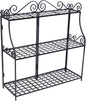 Panacea Products Forged 3-Tier Plant Stand, Black