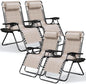 Nestl Zero Gravity Chairs Set of 4 - Beige