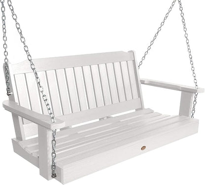 highwood Lehigh Porch Swing, 4 Feet, White