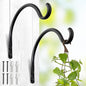 Qiang Ni Hanging Plant Bracket Hooks: 6 Inch Wall Plant Hook Planters and Decor - 2 Piece Rust-Resistant and Secure Brackets Maximize Your Outdoor Living Space