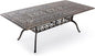 Outdoor Patio Dining Table - All-Weather Cast Aluminum 87" x 28.5“ Patio Rectangular Table with 2" Umbrella Hole for Balcony Lawn Garden Backyard