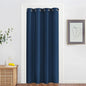 NICETOWN Blackout Doorway Curtain Drape 78 inch Long - Grommet Noise Reducing Thermal Insulated Solid Modern Window Treatments for Bedroom Closet (1 Panel, 52 x 78 Inch, Moroccan Blue)