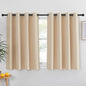 NICETOWN Bedroom Curtain Room Darkening Drapery - Biscotti Beige Room Darkening Curtain Panel for Bedroom, Grommet, 1 Panel, 52 x 45, Thermal Insulated, Privacy Assured
