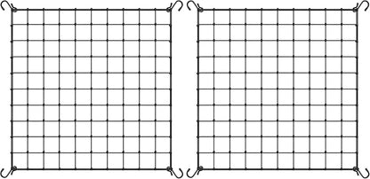 VIVOSUN 5 x 5Ft. Elastic Trellis Netting with 4 Hooks for Climbing Plants, Vegetables, Fruits, and Flowers, 2-Pack